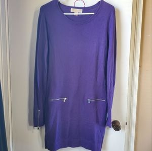 Michael Kors Purple Knit Dress